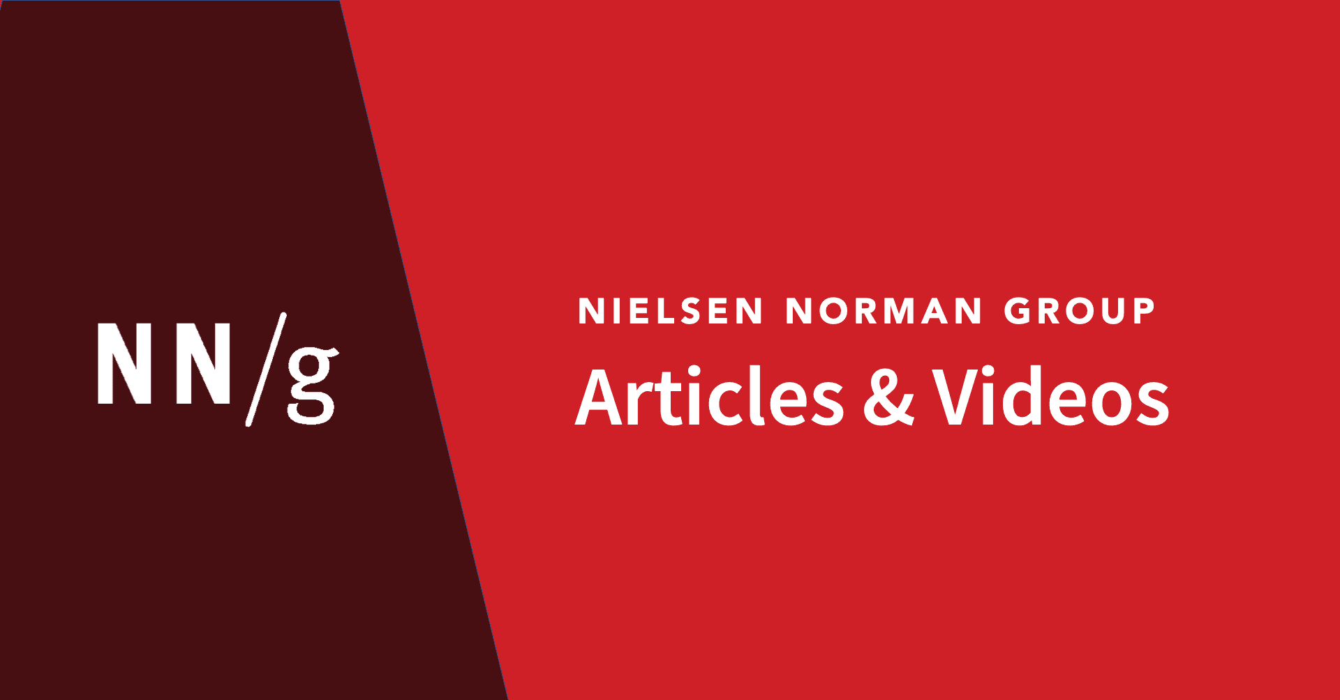 NN Group Articles