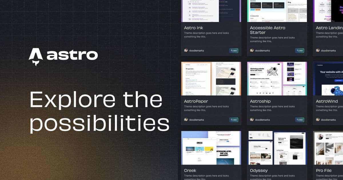 Astro Themes